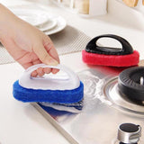 Maxbell Soft Sponge Brush For Tiles Brush Kitchen Supplies Wash Pot Bathtub Blue - Aladdin Shoppers