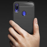 Maxbell Soft TPU Phone Back Cover for Xiaomi Redmi Note 7/7 Pro Black - Aladdin Shoppers