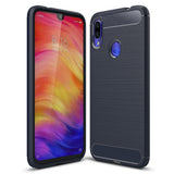 Maxbell Soft TPU Phone Back Cover for Xiaomi Redmi Note 7/7 Pro Dark Blue - Aladdin Shoppers