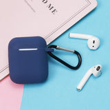 Maxbell Soft Wireless Earphone Case Protector Blue Cover for AirPods Charging Case - Aladdin Shoppers