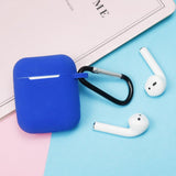 Maxbell Soft Wireless Earphone Case Protector Cover for AirPods Case with Carabiner - Aladdin Shoppers