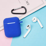 Maxbell Soft Wireless Earphone Case Protector Cover for AirPods Case with Carabiner - Aladdin Shoppers