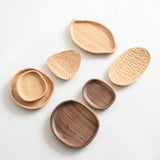 Maxbell Solid Wood Fruit Cake Plate Snacks Serving Tray Rubber Wood-20x12cm - Aladdin Shoppers