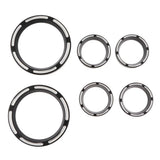 Maxbell Speedometer Gauge Burst Bezel Kit Set for Harley Electra Street Glide Black - Aladdin Shoppers