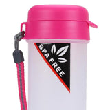 Maxbell Sports Water Bottle Drink Bottle With Handle Strap Carrier Hiking Purple - Aladdin Shoppers