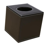 Maxbell Square Countertop Tissue Box Holder Paper Napkin Box Cover PU Leather Coffee - Aladdin Shoppers