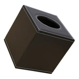 Maxbell Square Countertop Tissue Box Holder Paper Napkin Box Cover PU Leather Coffee - Aladdin Shoppers