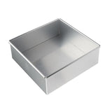 Maxbell Square Shape Cake Mold with Removable Bottom Aluminum Alloy 10 inch - Aladdin Shoppers