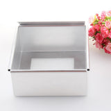 Maxbell Square Shape Cake Mold with Removable Bottom Aluminum Alloy 10 inch - Aladdin Shoppers