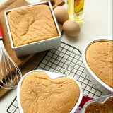 Maxbell Square Shape Cake Mold with Removable Bottom Aluminum Alloy 10 inch - Aladdin Shoppers
