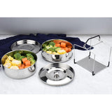 Maxbell Stackable Steamer Insert Pans Stainless Steel Food Steamer Instant Pot Tools - Aladdin Shoppers