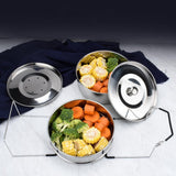 Maxbell Stackable Steamer Insert Pans Stainless Steel Food Steamer Instant Pot Tools - Aladdin Shoppers