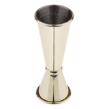 Maxbell Stainless Cocktail Jigger Wine Mixer Measuring Double Cup Bar Supplies Gold - Aladdin Shoppers