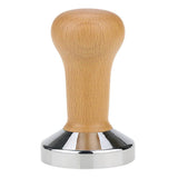 Maxbell Stainless Coffee Bean Tamper Barista Pressing Tool w/ Handle 51mm/58mm Base 51mm - Aladdin Shoppers