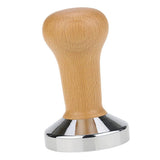 Maxbell Stainless Coffee Bean Tamper Barista Pressing Tool w/ Handle 51mm/58mm Base 51mm - Aladdin Shoppers