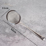 Maxbell Stainless Fine Mesh Oil Skimmer Spoon Food Strainer Sieve Colander 11cm - Aladdin Shoppers