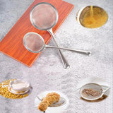Maxbell Stainless Fine Mesh Oil Skimmer Spoon Food Strainer Sieve Colander 8cm - Aladdin Shoppers