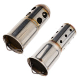 Maxbell Stainless Steel 51mm Exhaust Muffler Baffle Silencer DB Killer - Round Tip - Aladdin Shoppers