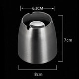 Maxbell Stainless Steel Ashtray Tabletop Smoker Cigar Ash Tray Holder Bar Supplies S - Aladdin Shoppers
