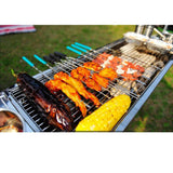 Maxbell Stainless Steel Barbecue Oven BBQ Grill Charcoal Portable For Camping Picnic - Aladdin Shoppers