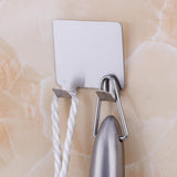 Maxbell Stainless Steel Bathroom Coat Robe Hat Towel Hanger Rack Hooks Double - Aladdin Shoppers