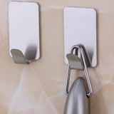 Maxbell Stainless Steel Bathroom Coat Robe Hat Towel Hanger Rack Hooks Single 2 - Aladdin Shoppers