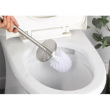 Maxbell Stainless Steel Bathroom Toilet Cleaning Brush With Long Handle Silver - Aladdin Shoppers