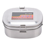 Maxbell Stainless Steel Bento Lunch Box Dinner Food Container Double Layer L - Aladdin Shoppers