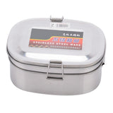 Maxbell Stainless Steel Bento Lunch Box Dinner Food Container Double Layer L - Aladdin Shoppers