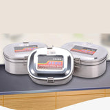 Maxbell Stainless Steel Bento Lunch Box Dinner Food Container Double Layer M - Aladdin Shoppers