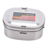 Maxbell Stainless Steel Bento Lunch Box Dinner Food Container Double Layer M - Aladdin Shoppers