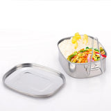 Maxbell Stainless Steel Bento Lunch Box Dinner Food Container Single Layer L - Aladdin Shoppers