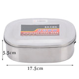 Maxbell Stainless Steel Bento Lunch Box Dinner Food Container Single Layer L - Aladdin Shoppers