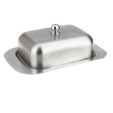 Maxbell Stainless Steel Butter Dish Serving Tray stainless steel lid - Aladdin Shoppers