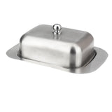 Maxbell Stainless Steel Butter Dish Serving Tray stainless steel lid - Aladdin Shoppers