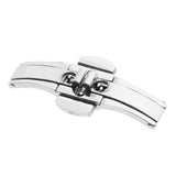 Maxbell Stainless Steel Butterfly Deployment Buckle Wristwatch Straps Clasps 15x4mm - Aladdin Shoppers