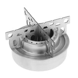 Maxbell Stainless Steel Camping Hiking Cooking Spirit Alcohol Stove With Stand Rack - Aladdin Shoppers