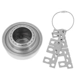 Maxbell Stainless Steel Camping Hiking Cooking Spirit Alcohol Stove With Stand Rack - Aladdin Shoppers