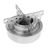 Maxbell Stainless Steel Camping Hiking Cooking Spirit Alcohol Stove With Stand Rack - Aladdin Shoppers