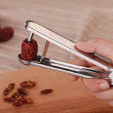 Maxbell Stainless Steel Cherry Stone & Olive Stoner Pitter Seed Remover Pitting L - Aladdin Shoppers