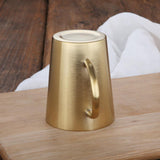 Maxbell Stainless Steel Coffee Mug Beer Mug Double Wall Drinking Mug 350ml Golden - Aladdin Shoppers