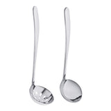 Maxbell Stainless Steel Colander Soup Ladle Hot Pot Scoop Kitchen Cooking Utensils L - Aladdin Shoppers