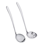 Maxbell Stainless Steel Colander Soup Ladle Hot Pot Scoop Kitchen Cooking Utensils M - Aladdin Shoppers