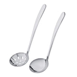 Maxbell Stainless Steel Colander Soup Ladle Hot Pot Scoop Kitchen Cooking Utensils S