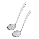 Maxbell Stainless Steel Colander Soup Ladle Hot Pot Scoop Kitchen Cooking Utensils S - Aladdin Shoppers
