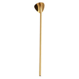 Maxbell Stainless Steel Creative Straw with Stirring Spoon Heart-shaped Gold - Aladdin Shoppers