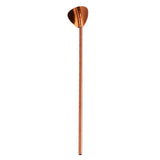 Maxbell Stainless Steel Creative Straw with Stirring Spoon Heart-shaped Rose Gold - Aladdin Shoppers