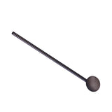 Maxbell Stainless Steel Creative Straw with Stirring Spoon Round Black - Aladdin Shoppers