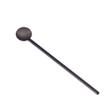 Maxbell Stainless Steel Creative Straw with Stirring Spoon Round Black - Aladdin Shoppers