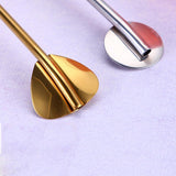 Maxbell Stainless Steel Creative Straw with Stirring Spoon Round Silver - Aladdin Shoppers